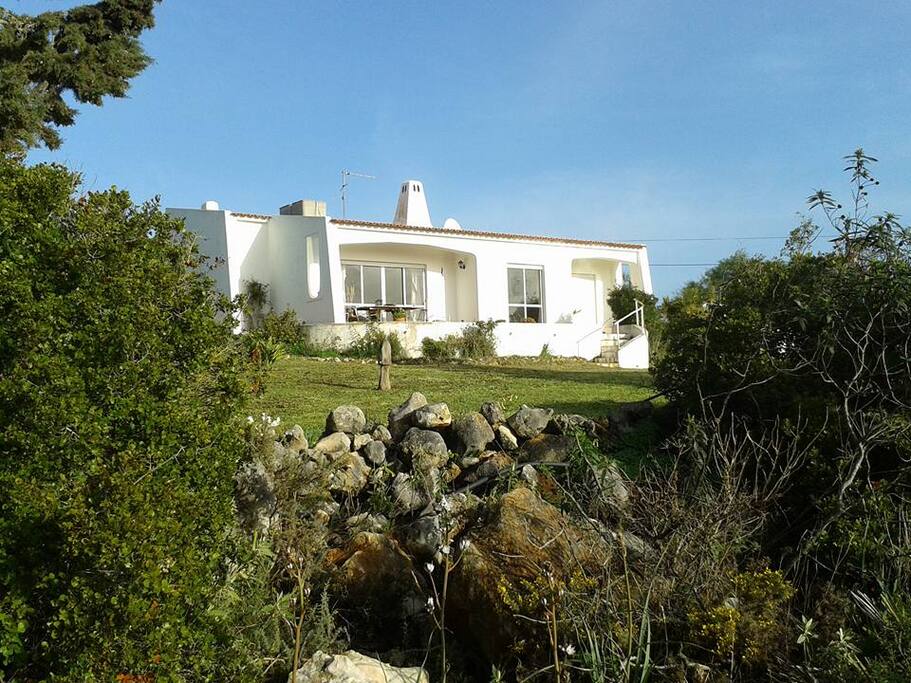 Private, fenced gardens.