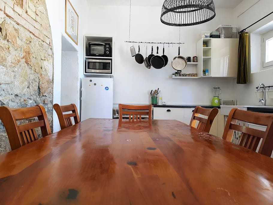Lovely big kitchen with views