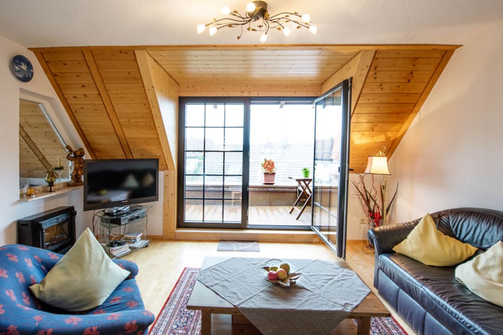 Wohnzimmer mit Ausblick