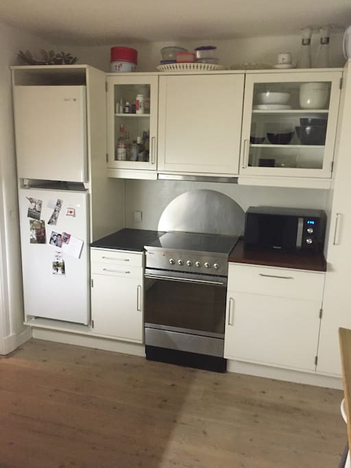 Refrigiator, oven & microwave