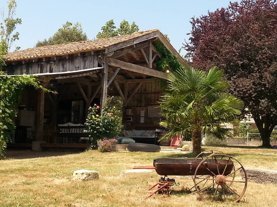 Pool house barn