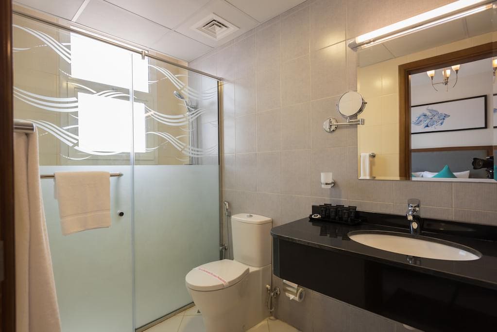 Clean & warm Bathroom