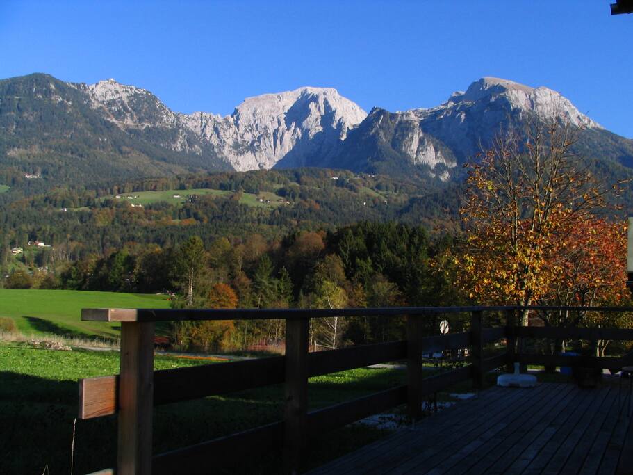 Blick vom Haus aus
