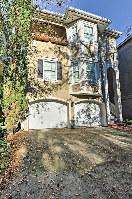 The home is nestled in a beautiful community, just a short walk from the beach.