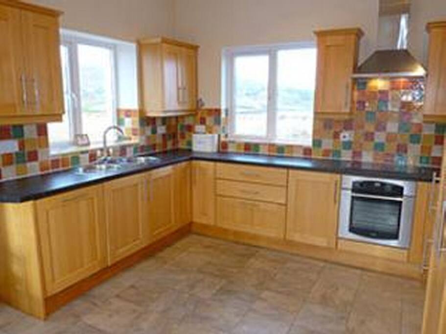 Fully equipped modern kitchen