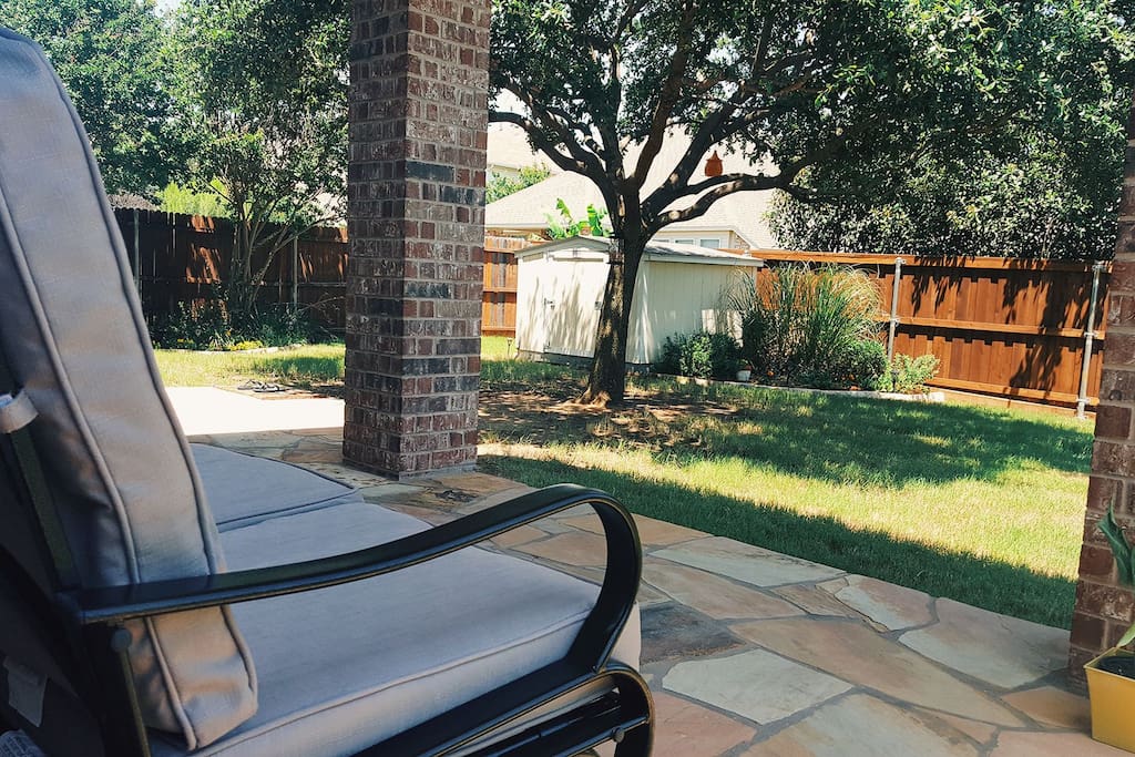 Relaxing backyard
