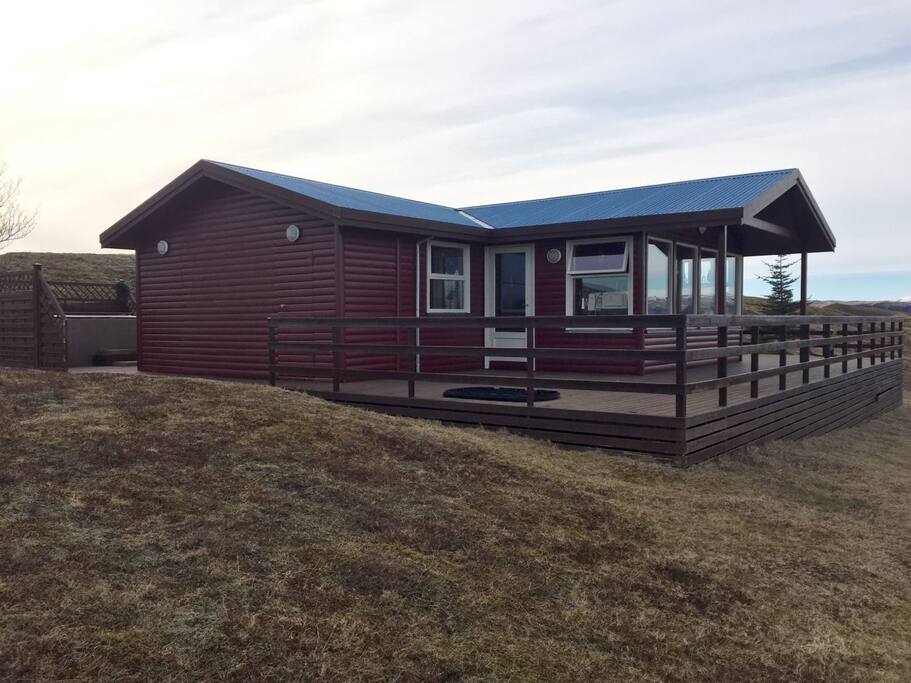 Sjónarhóll, Side view, early spring