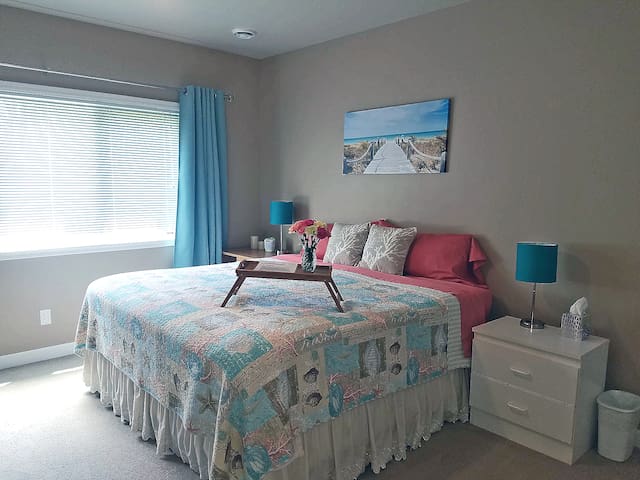 King Suite + Large Living Area = Relaxation!