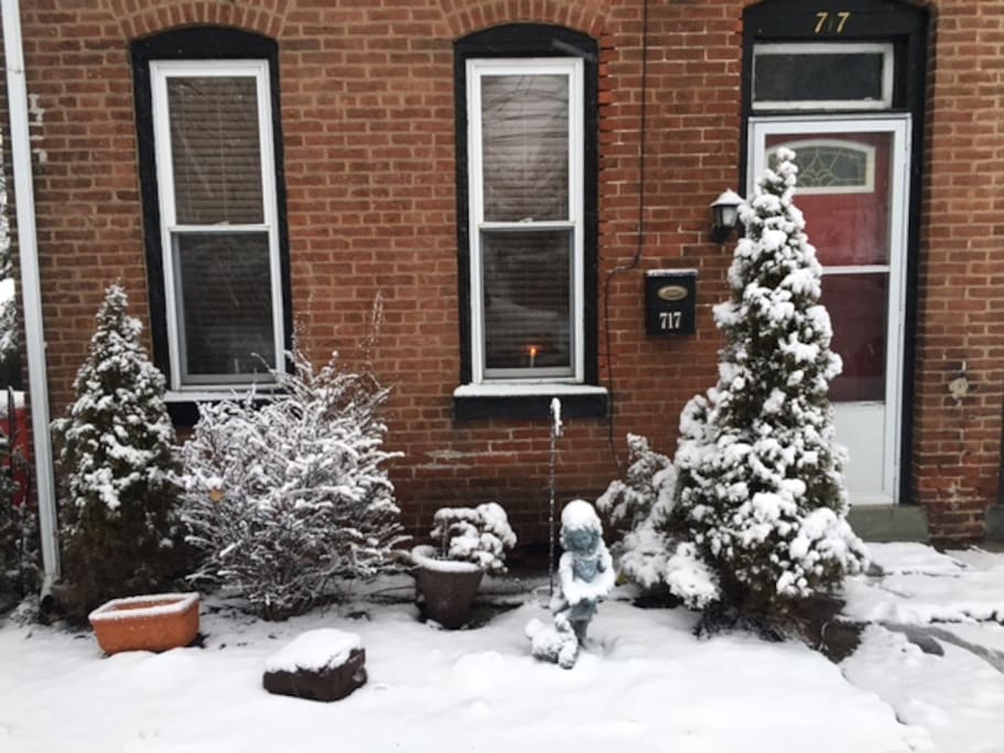 Exterior front - winter