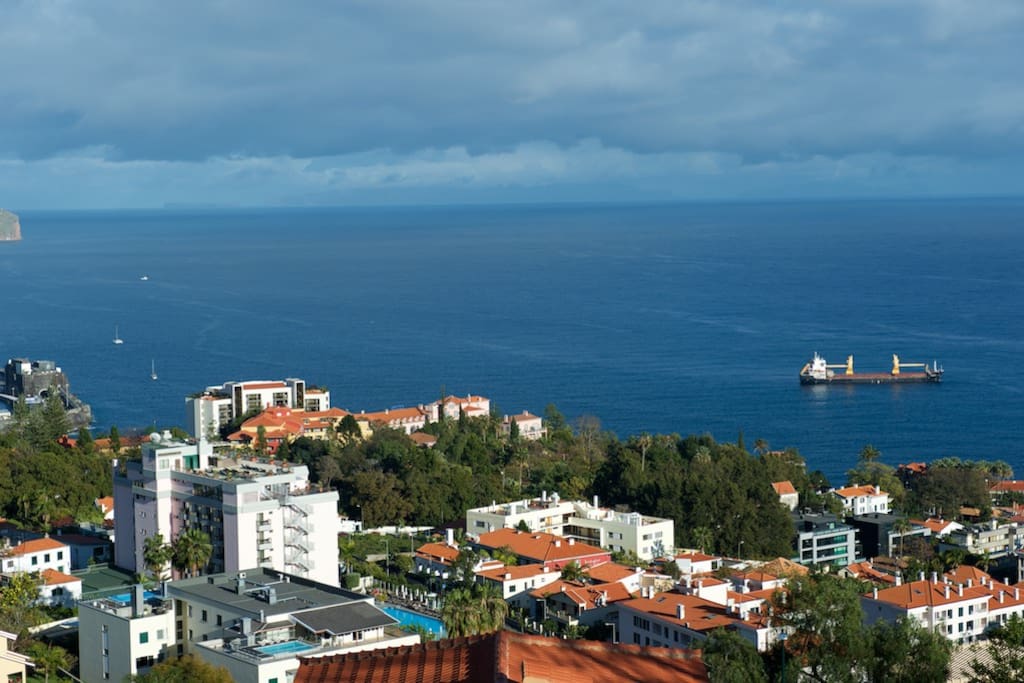 Vista da baia do Funchal