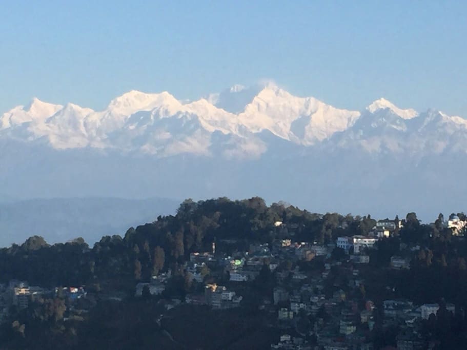 The Kanchenjunga range.