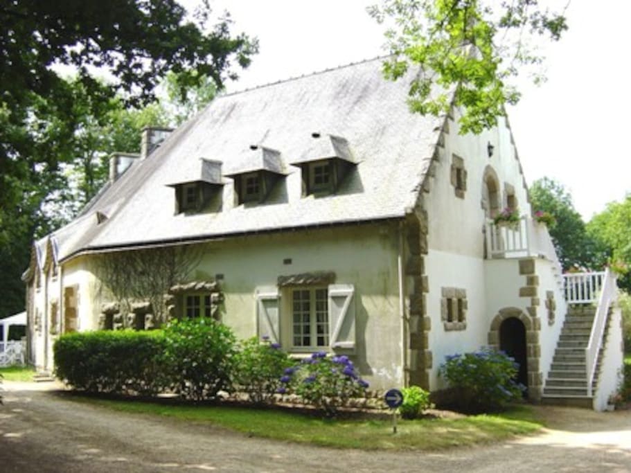 Vue arrière de la maison