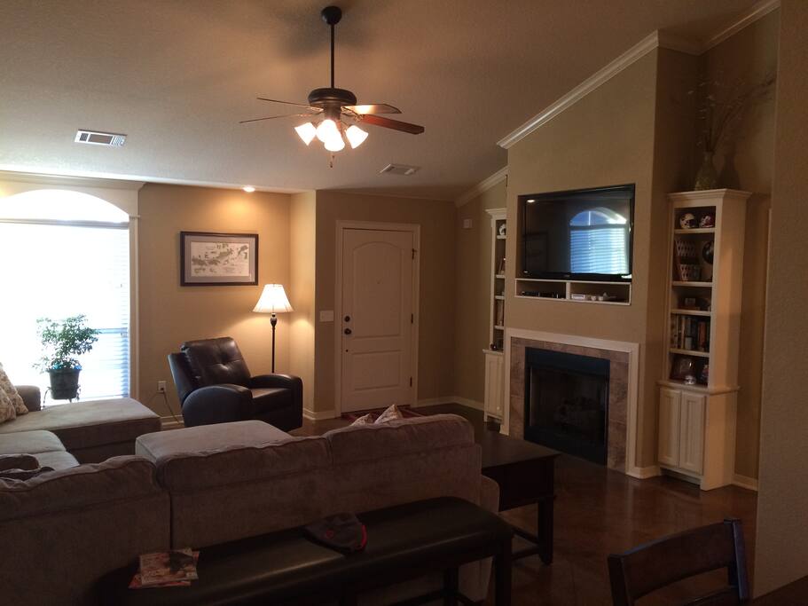 Spacious Open Living Room