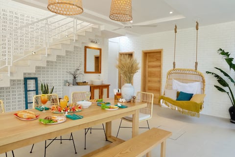 Mali Villa-crystal pool-3mins walk to AnBang beach