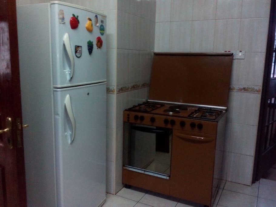 Fridge & cooker