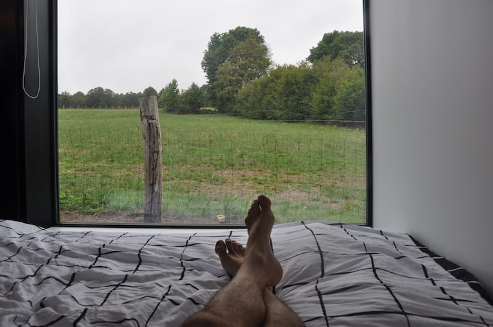 uitzicht vanuit je bed
uitzicht vanaf het  bed