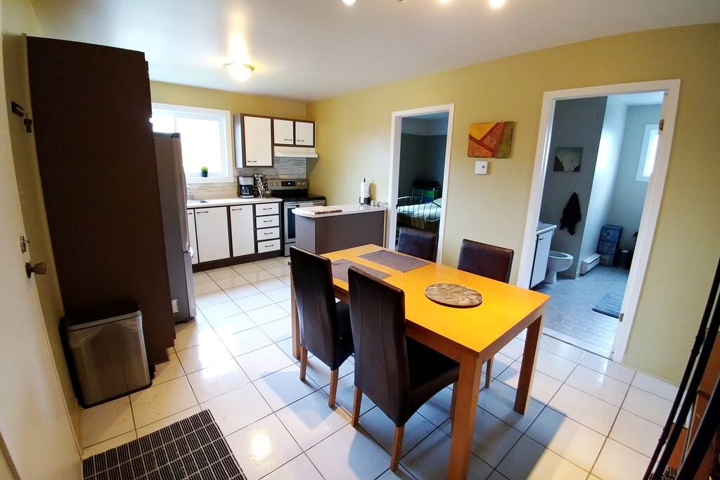 Kitchen and dining room