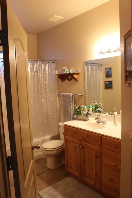 Shower and tub