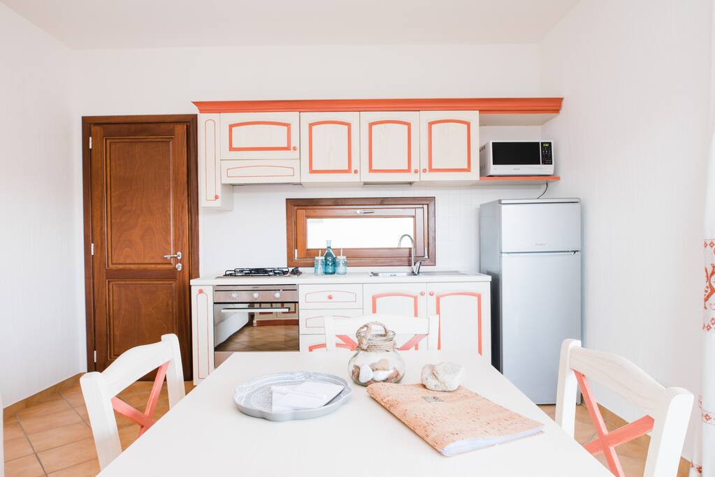 Living room and kitchen