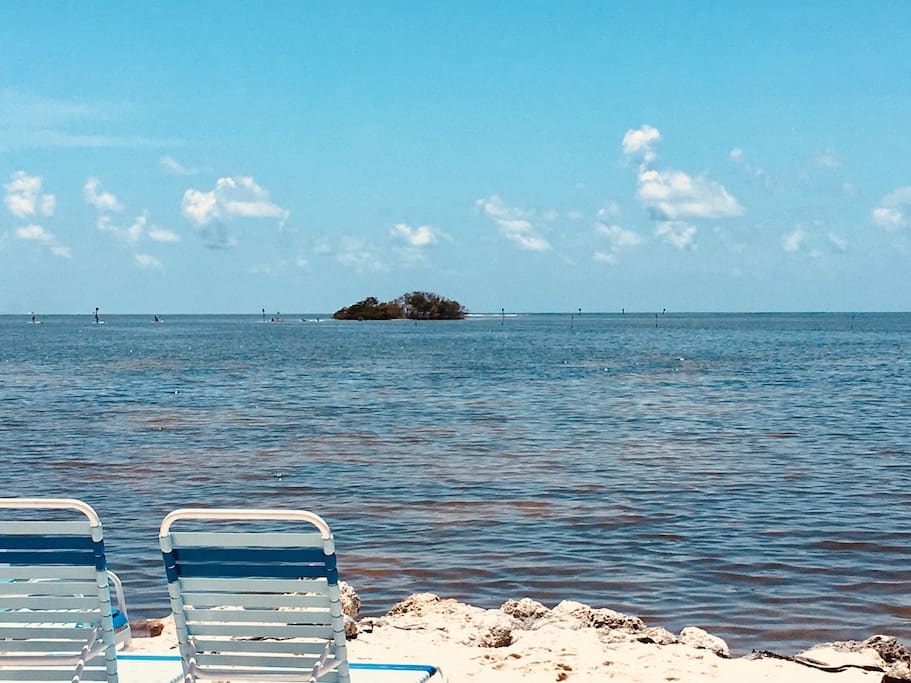 Small nearby island with awesome beach easy kayak or paddle board trip
