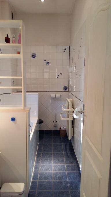 salle de bain à partager