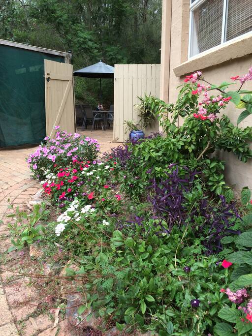 Entrance into your private courtyard