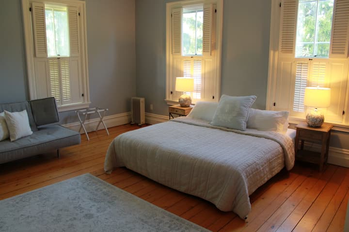 Second floor Master Suite with King bed and Double sleeper couch.