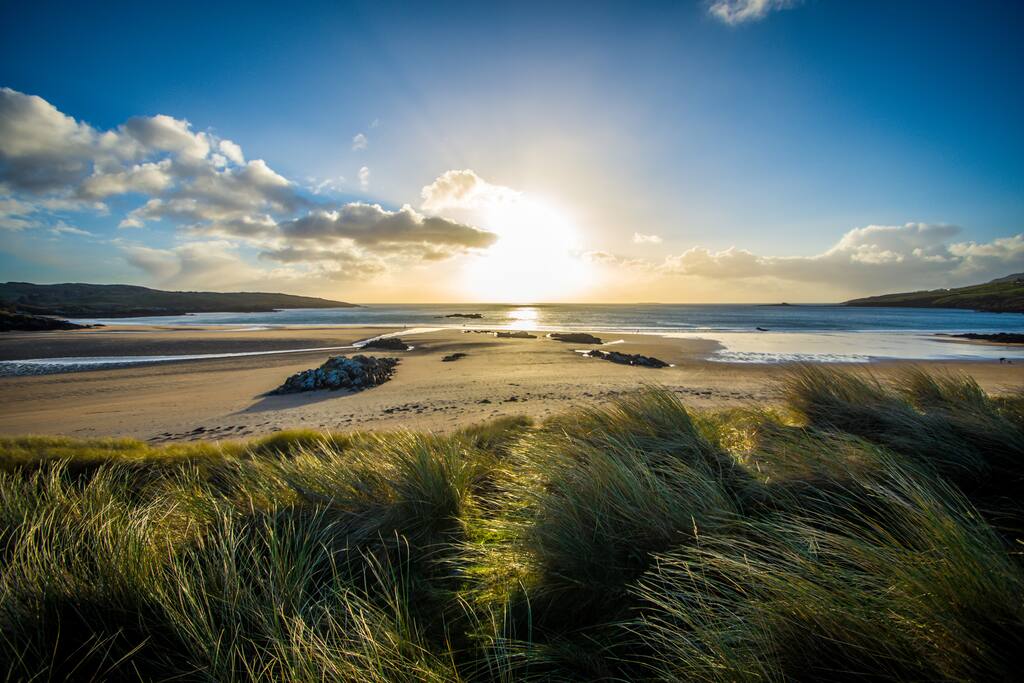 Blue Flag Fintra Beach in walking distance...
