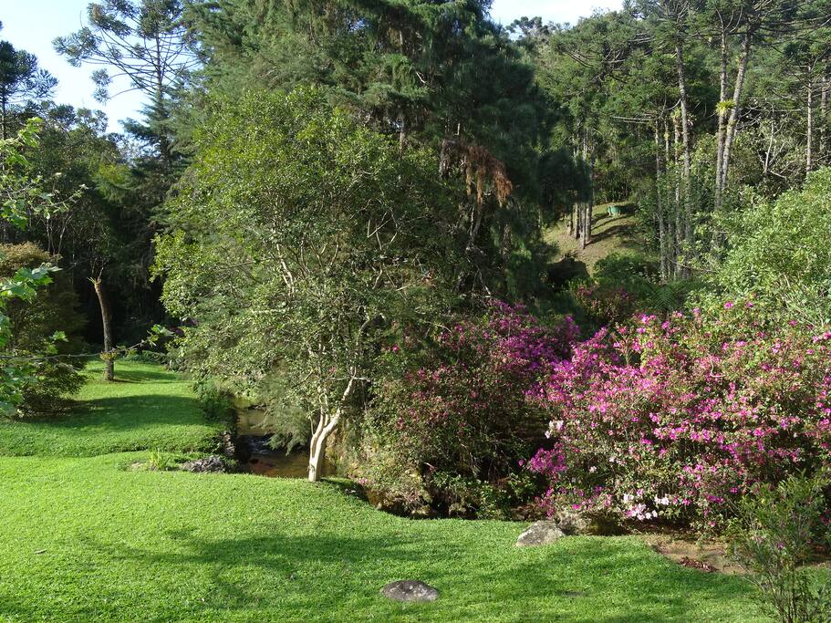 Vista dos quartos