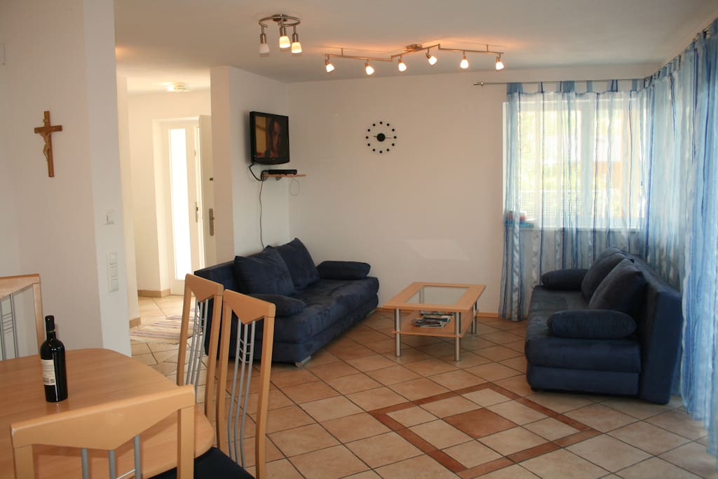 Apartment Irmi Wohn- und Schlafbereich