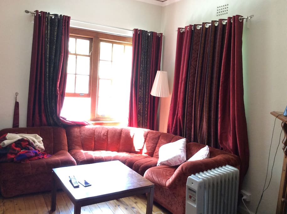 Comfortable Living room with morning sun
