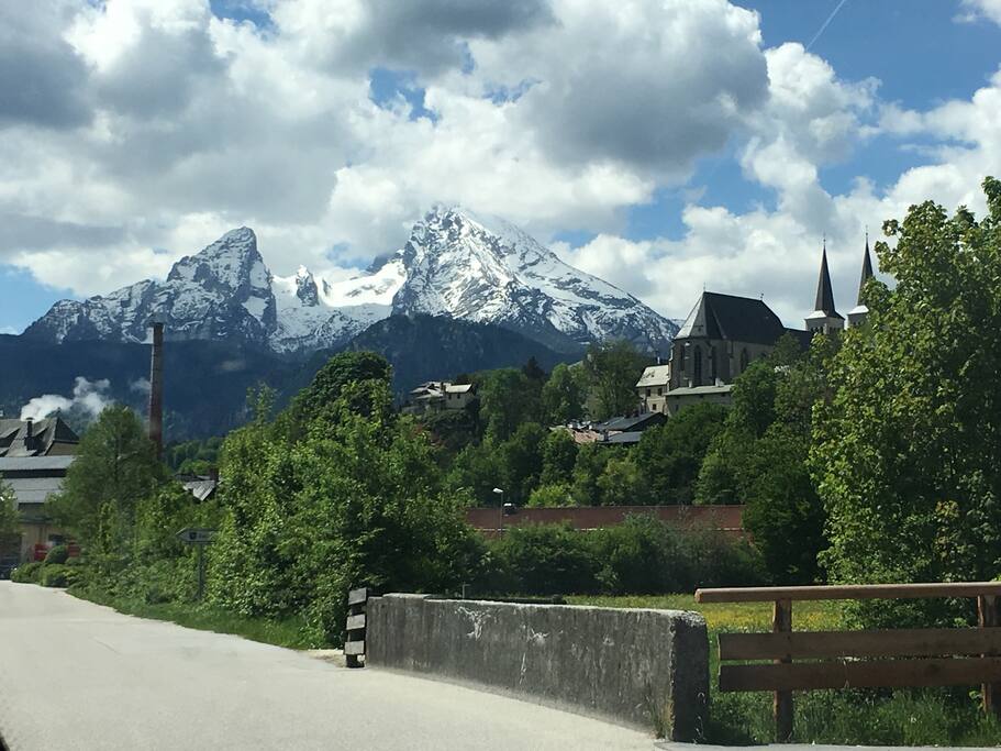 What you see when you go out of our apartment and look to the left :) love it every day