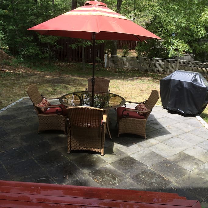 Backyard patio