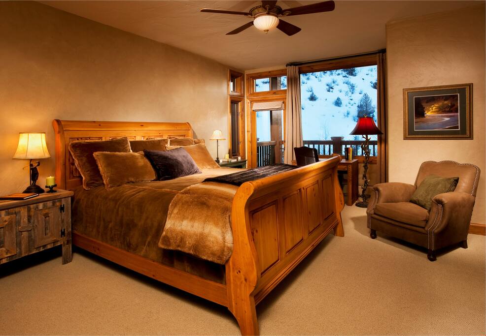 Get a good night's sleep in the comfortable beds