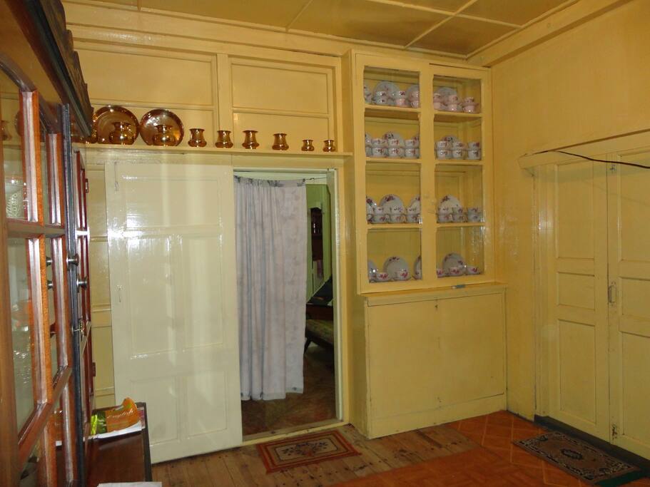 The dining space