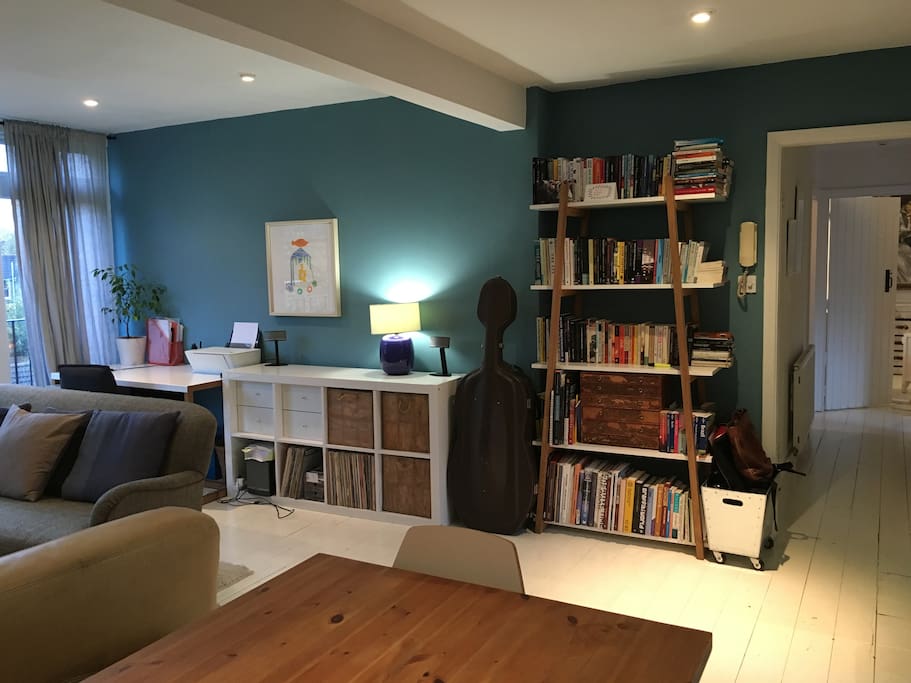 Lounge / Dining Room with Juliet Balconies