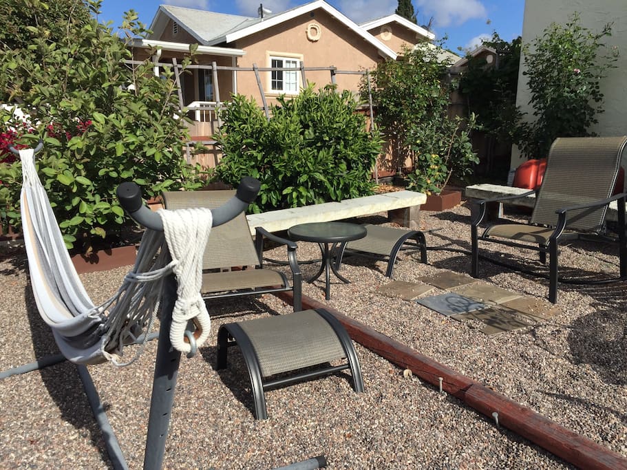 Outside front patio