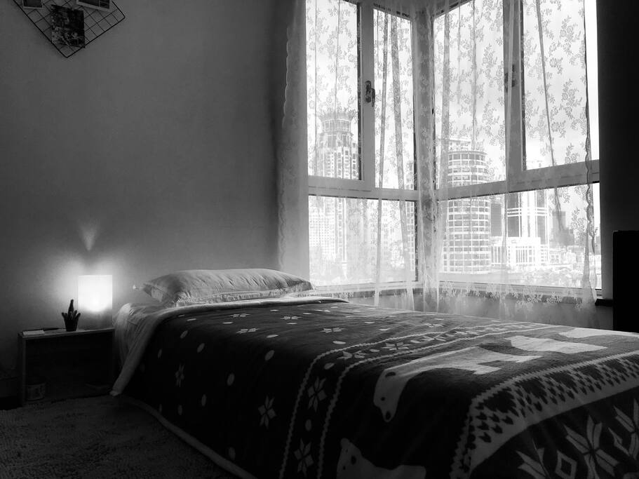 In a quiet and safe compound