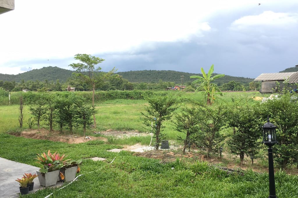 บรรยายกาศหน้าบ้านโดยร่วม
