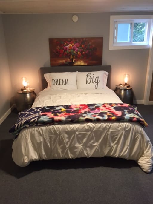 Comfy Bedroom with Queen Sized Bed