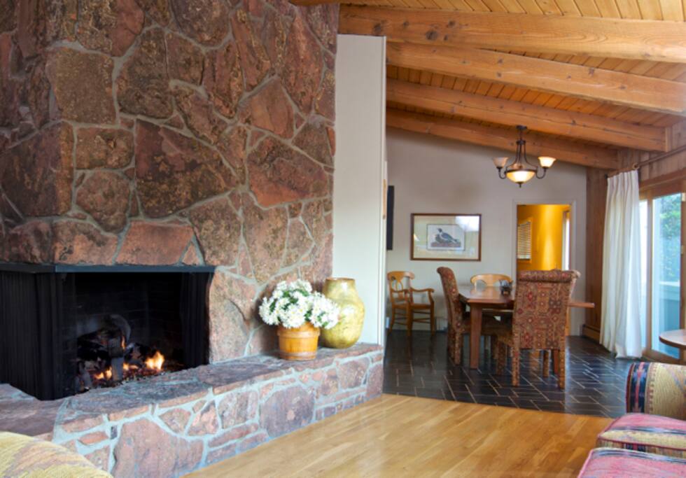 Upstairs Living Room Fireplace
