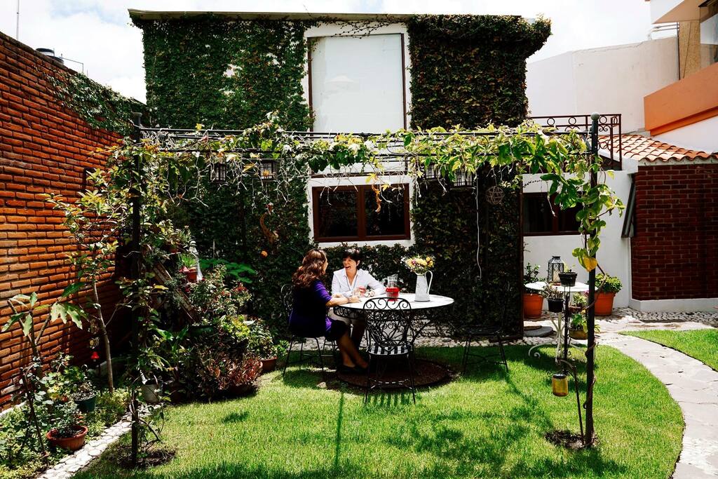 Enjoy a drink in the garden