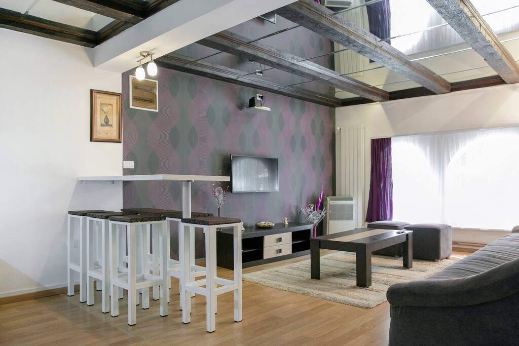 Living and dining room