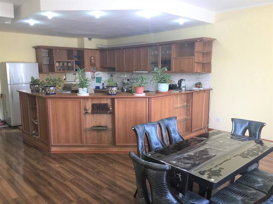 Kitchen and dining room