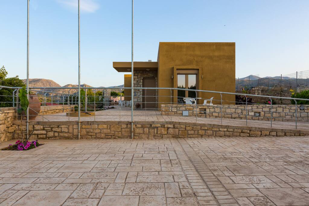 Spacious outdoor areas designed to be wheelchair accessible as well.