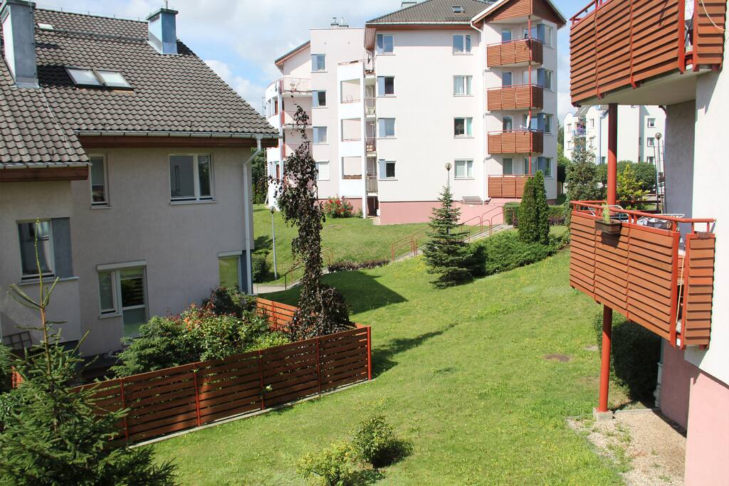 WIDOK Z BALKONU