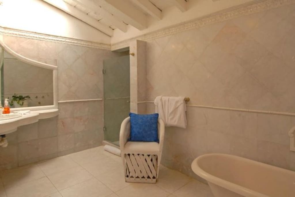 spacious and comfortable restrooms