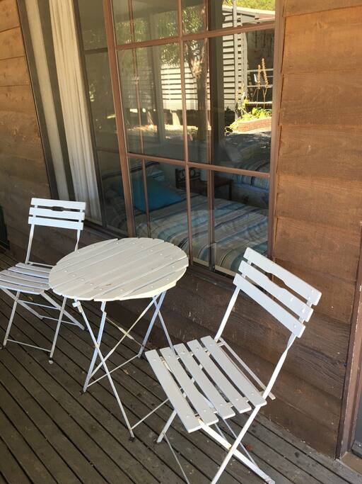 Sit back and relax on our veranders