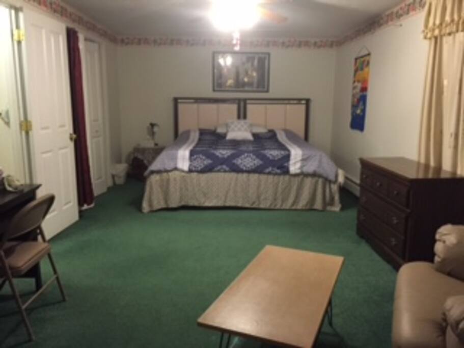 the master bedroom