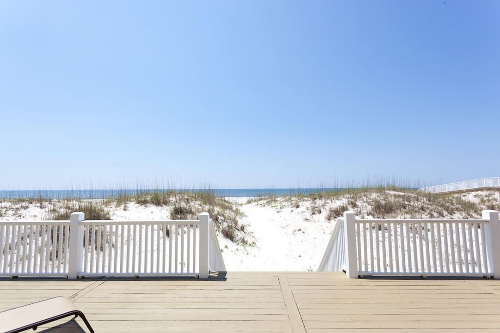 Breathtaking beach view